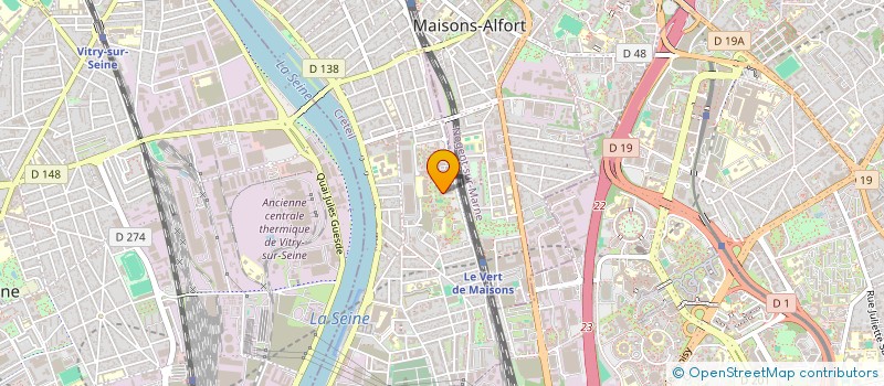 localisation de l'entreprise CRC PLOMBERIE à ALFORTVILLE