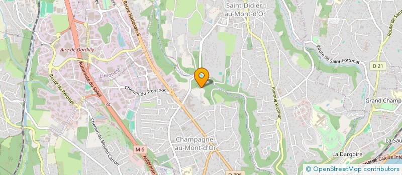 localisation de l'entreprise CRCA-BC à CHAMPAGNE-AU-MONT-D'OR