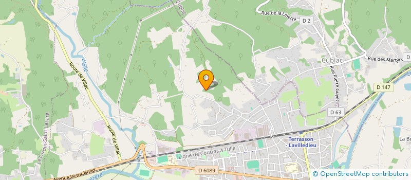 localisation de l'entreprise CRCPLUS  TERRASSON-LAVILLEDIEU