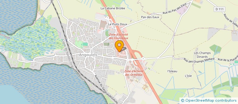 localisation de l'entreprise CRCS  ANGOULINS