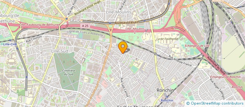 localisation de l'entreprise CRD à LILLE