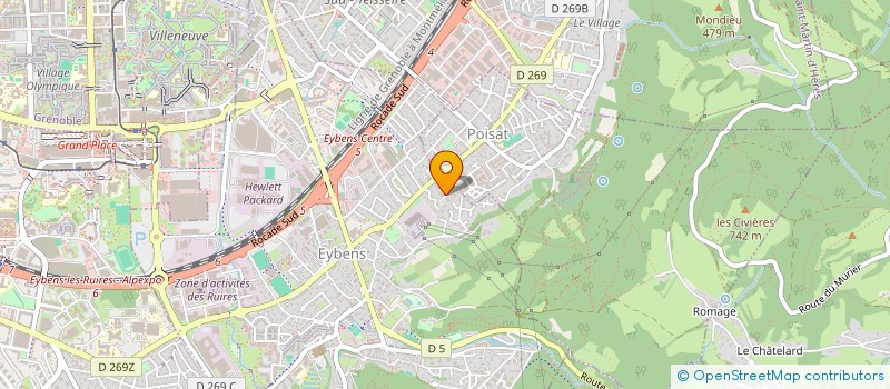 localisation de l'entreprise CRD  EYBENS