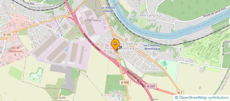 localisation de l'entreprise CRD à CORBEIL-ESSONNES