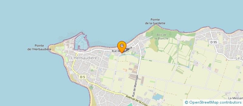 localisation de l'entreprise CRD à NOIRMOUTIER-EN-L'ILE
