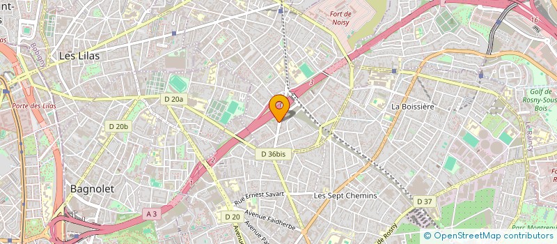 localisation de l'entreprise CRD BAT à ROMAINVILLE