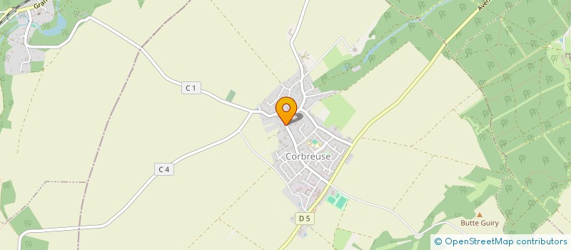 localisation de l'entreprise CRD BET  CORBREUSE