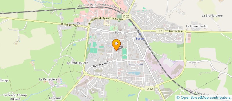 localisation de l'entreprise CRD EVRON à EVRON