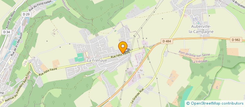 localisation de l'entreprise CRD FINANCES à LA FRENAYE