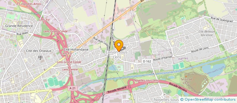 localisation de l'entreprise CRD INVEST  LOISON-SOUS-LENS