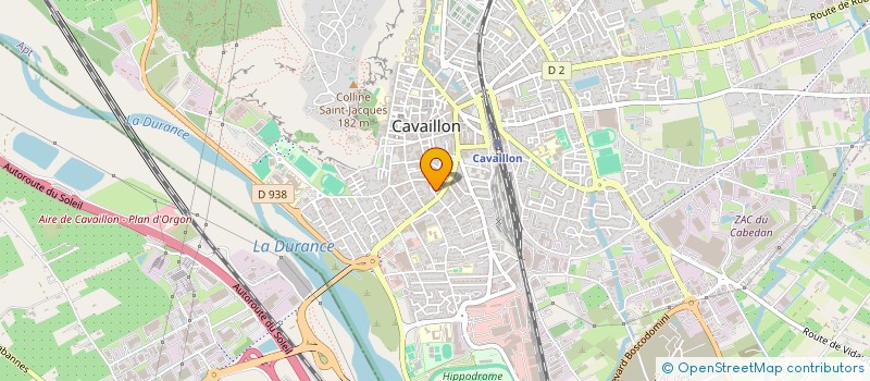 localisation de l'entreprise CRD LUBERON  CAVAILLON