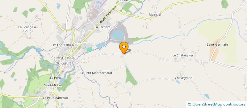 localisation de l'entreprise CRD RENOVATION à PARNAC