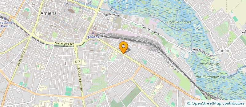 localisation de l'entreprise CRDAP  AMIENS