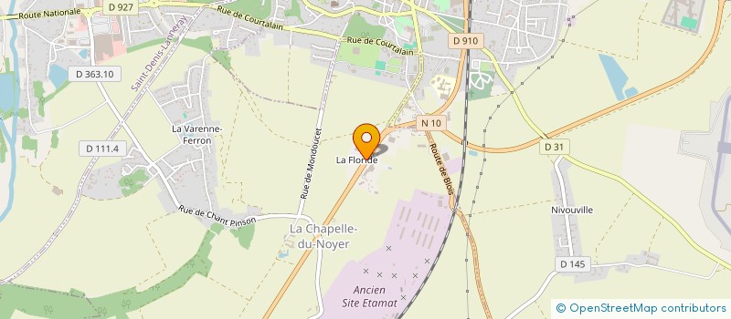 localisation de l'entreprise CRDBC à LA CHAPELLE-DU-NOYER