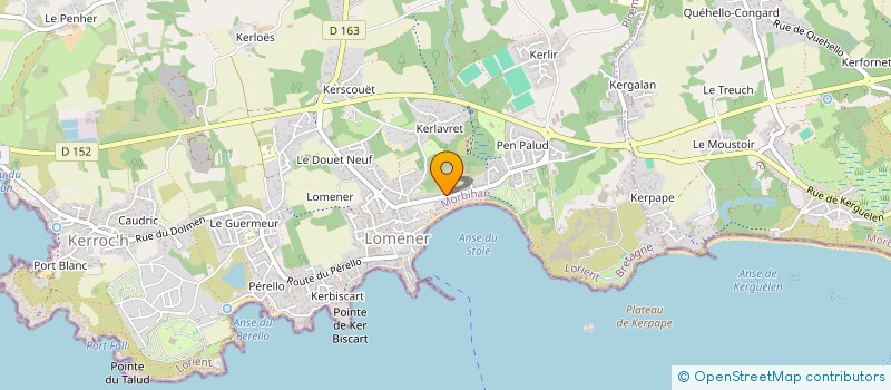 localisation de l'entreprise CRDC à PLOEMEUR
