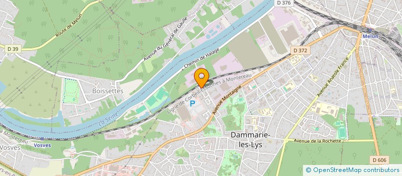 localisation de l'entreprise CRDF à DAMMARIE-LES-LYS