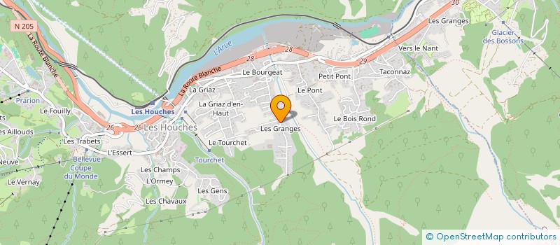 localisation de l'entreprise CRDM  LES HOUCHES