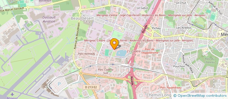 localisation de l'entreprise CRDM DEVELOPPEMENTS  MERIGNAC