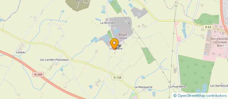 localisation de l'entreprise CRDN à LA SEGUINIERE