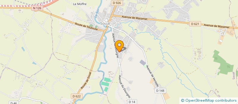 localisation de l'entreprise CRDR GESTION SAS  PUYLAURENS