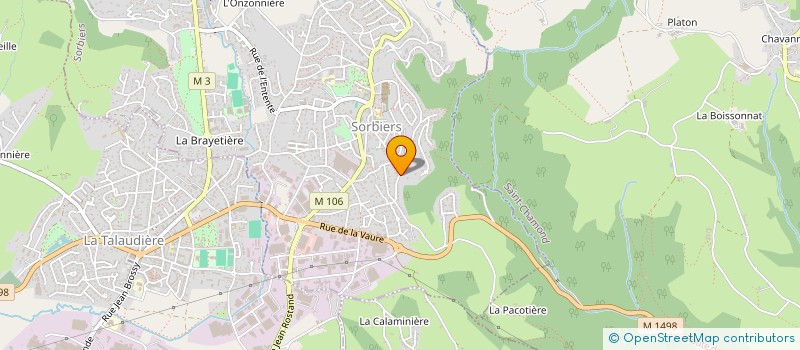 localisation de l'entreprise CRDS INVEST  SORBIERS