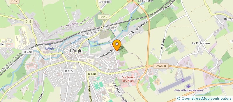 localisation de l'entreprise CRDT à L'AIGLE