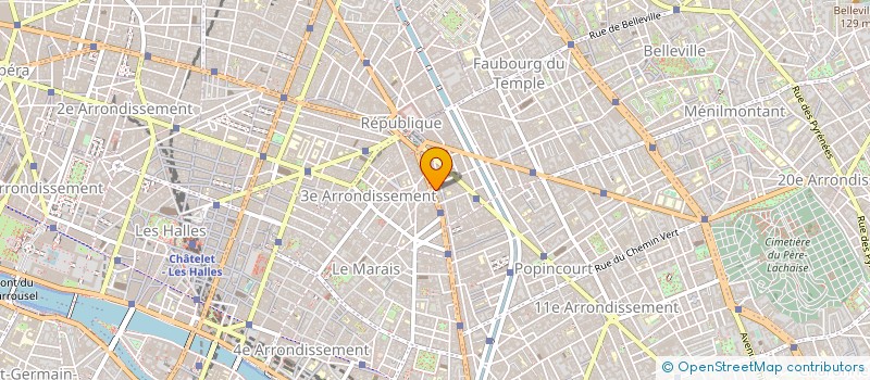 localisation de l'entreprise CRE'ACTION  PARIS