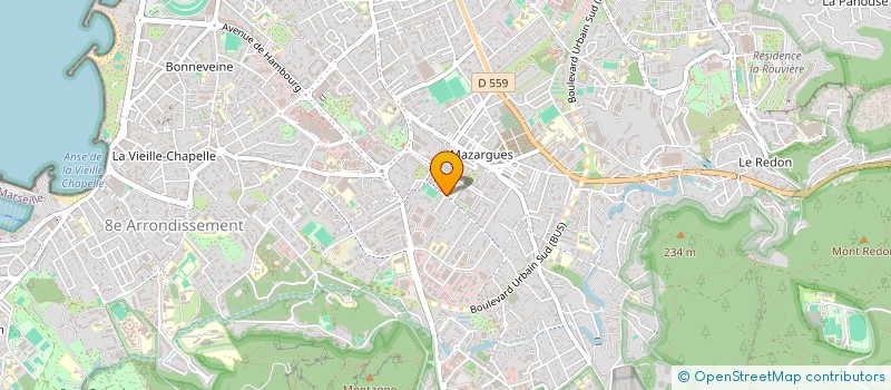 localisation de l'entreprise CRE'ACTION DES BIENFAIT'ARTS 2 à MARSEILLE