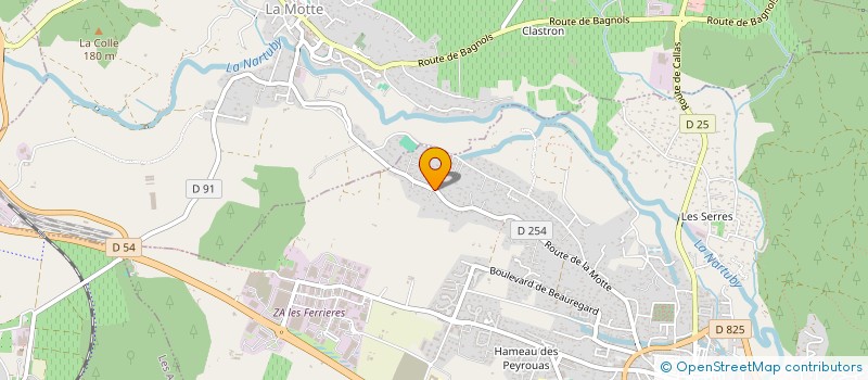 localisation de l'entreprise CRE'ACTIV  LE MUY