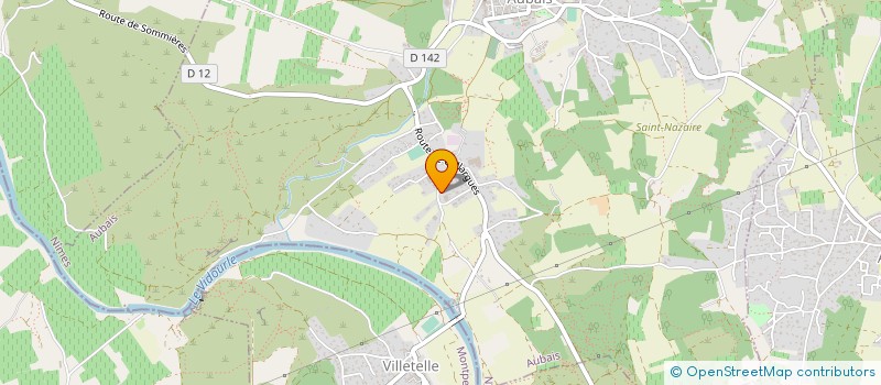 localisation de l'entreprise CRE-ADE à AUBAIS