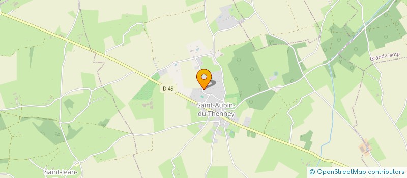 localisation de l'entreprise CRE'ADM  SAINT-AUBIN-DU-THENNEY