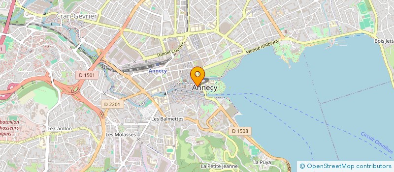 localisation de l'entreprise CRE'ART à ANNECY