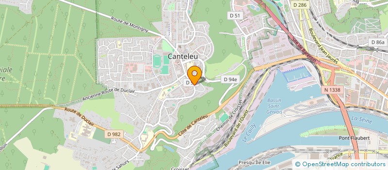 localisation de l'entreprise CRE'ART à CANTELEU