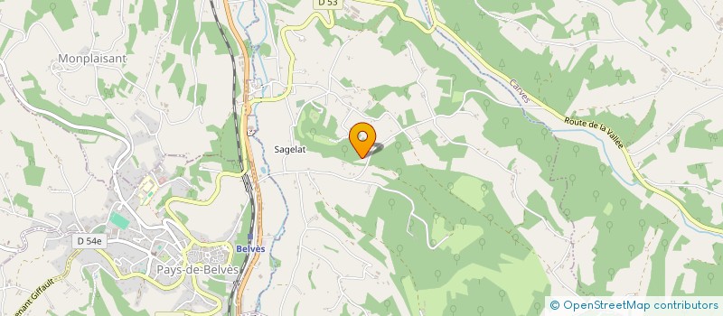 localisation de l'entreprise CRE'ART CONCEPT  SAINT-GERMAIN-DE-BELVES