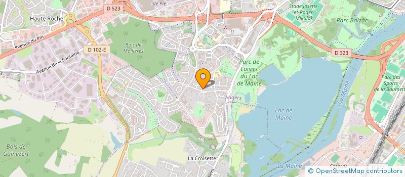 localisation de l'entreprise CRE ART COU à ANGERS