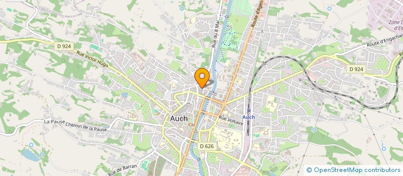 localisation de l'entreprise CRE ART GALERIE  AUCH