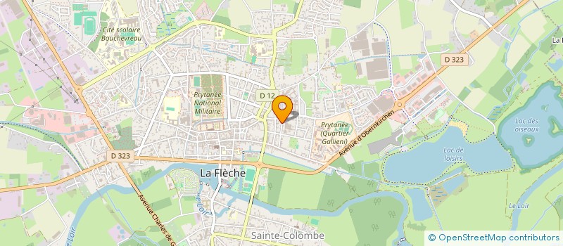 localisation de l'entreprise CRE'ART ISTES à LA FLECHE