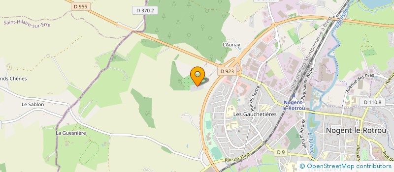 localisation de l'entreprise CRE'ART PAYSAGE à NOGENT-LE-ROTROU