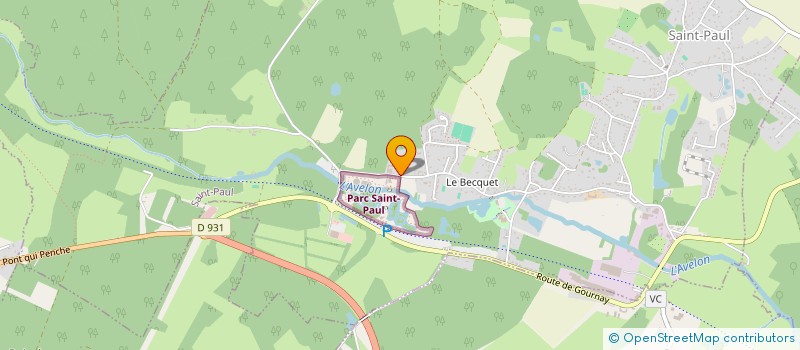 localisation de l'entreprise CRE'ARTS  SAINT-PAUL