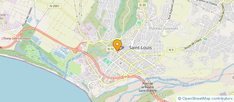 localisation de l'entreprise CRE-ATOUT FORMATION à SAINT-LOUIS