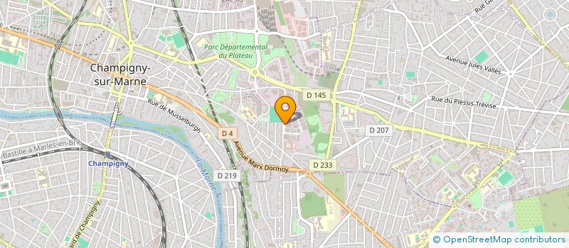 localisation de l'entreprise CRE-ELEC à CHAMPIGNY-SUR-MARNE