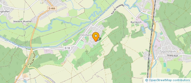 localisation de l'entreprise CRE'ELEC  HEIDWILLER
