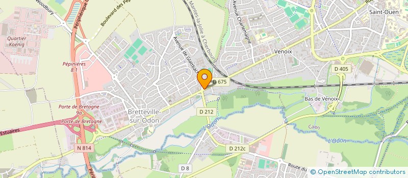 localisation de l'entreprise CRE-HABITAT CONSTRUCTION  BRETTEVILLE-SUR-ODON