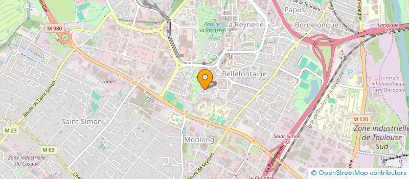 localisation de l'entreprise CRE OPTIC à TOULOUSE