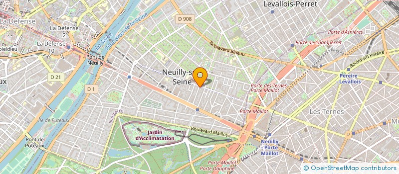 localisation de l'entreprise CREA 2C à NEUILLY-SUR-SEINE