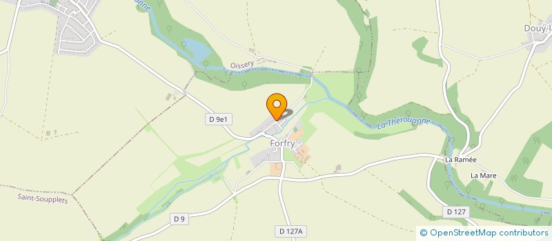 localisation de l'entreprise CREA 3 COM à FORFRY