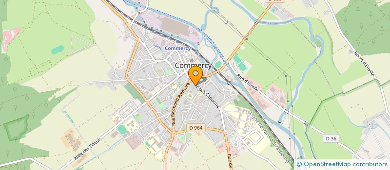 localisation de l'entreprise CREA 55 à COMMERCY