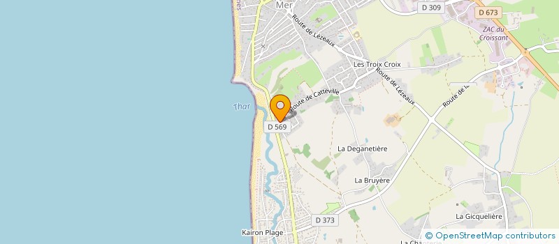 localisation de l'entreprise CREA  SAINT-PAIR-SUR-MER