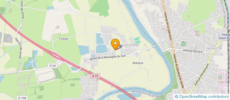 localisation de l'entreprise CREA  VEAUCHETTE