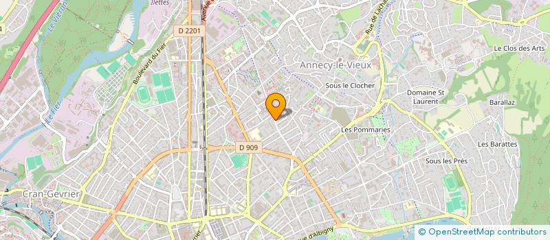 localisation de l'entreprise CREA BRYBRY à ANNECY