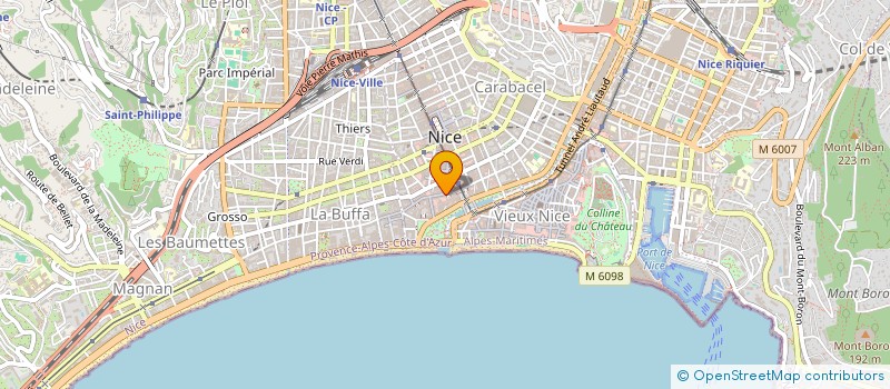 localisation de l'entreprise CREA'BULLES à NICE